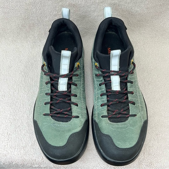 Merrell Ascent Ride Goretex Suede Hiking Sneakers-Men’s 8.5-Green/Black-Outdoors - Picture 5 of 10